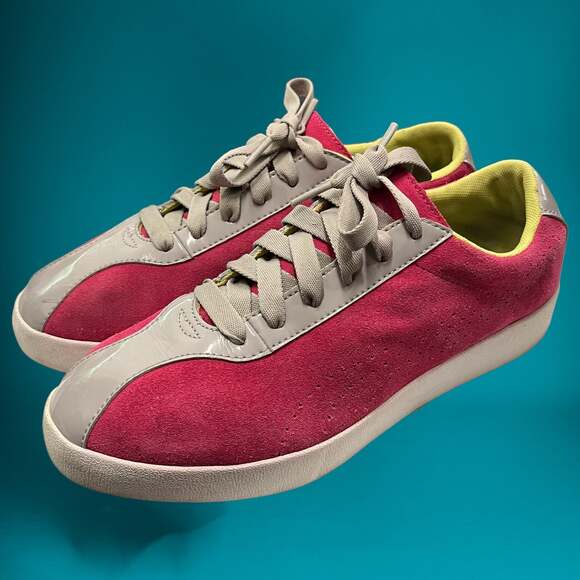 Puma Sneaker Women’s 8.5 Munster Leather Bicycle Toe Sneaker Artsy Hippy Boho - Picture 1 of 7